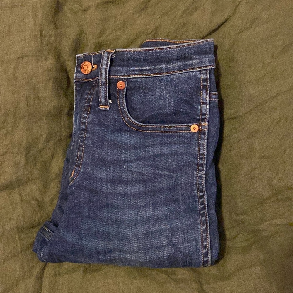 Madewell 10” high rise skinny jeans